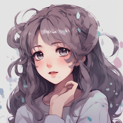 Image For Post | Portrait of Yuki, cool tones and detailed hair. graceful female anime pfp pfp for discord. - [female anime pfp](https://hero.page/pfp/female-anime-pfp)