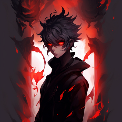 Image For Post | Profile of a demonic character with dramatic shadows and bold colors. demonic anime pfp for characters pfp for discord. - [demonic anime pfp](https://hero.page/pfp/demonic-anime-pfp)