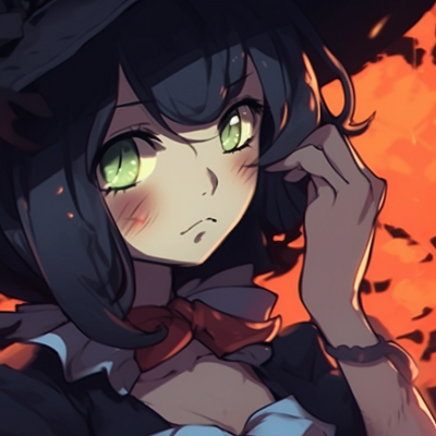 Image For Post | Two characters under a candlelit ambiance, warm and dark hues with an ethereal glow. fantasy halloween matching pfp pfp for discord. - [halloween matching pfp, aesthetic matching pfp ideas](https://hero.page/pfp/halloween-matching-pfp-aesthetic-matching-pfp-ideas)
