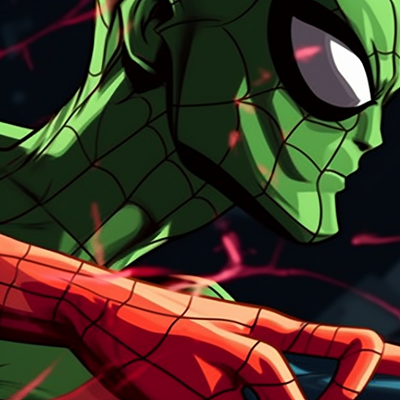 Image For Post | Two characters - Spiderman and Green Goblin, striking intense poses against each other, vibrant colors and comic style. spiderman matching pfp comics pfp for discord. - [spiderman matching pfp, aesthetic matching pfp ideas](https://hero.page/pfp/spiderman-matching-pfp-aesthetic-matching-pfp-ideas)