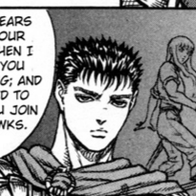 Image For Post | Aesthetic anime & manga PFP for discord, Berserk, Sword Wind - 1, Page 18, Chapter 1. 1:1 square ratio. Aesthetic pfps dark, color & black and white. - [Anime Manga PFPs Berserk, Chapters 0.09](https://hero.page/pfp/anime-manga-pfps-berserk-chapters-0.09-42-aesthetic-pfps)