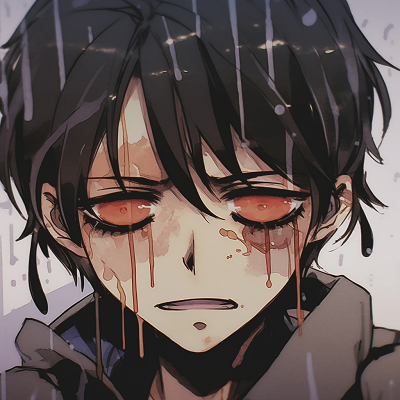 Image For Post | Male anime protagonist sobbing, detailed facial expression and contrasting colors. crying male anime pfp pfp for discord. - [Crying Anime PFP](https://hero.page/pfp/crying-anime-pfp)