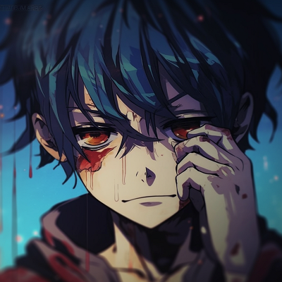 Image For Post | An anime boy in steeped in despair, brought to life with richly shaded colors and careful linework. anime pfp with tears pfp for discord. - [Crying Anime PFP](https://hero.page/pfp/crying-anime-pfp)
