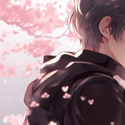 Image For Post | Two characters under a canopy of sakura blossoms, framed by delicate pink blossoms and serene expressions. trending matching pfps for friends pfp for discord. - [matching pfp friends, aesthetic matching pfp ideas](https://hero.page/pfp/matching-pfp-friends-aesthetic-matching-pfp-ideas)