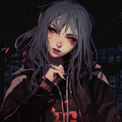 Image For Post | A vivid profile of an anime character drenched in grunge tones and subtle texturing. innovation in grunge aesthetic pfp pfp for discord. - [All about grunge aesthetic pfp](https://hero.page/pfp/all-about-grunge-aesthetic-pfp)