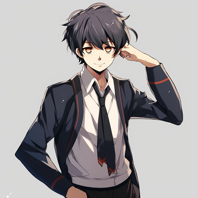 Image For Post | Anime boy in Japanese school uniform, featuring detailed uniform design and bold colors. cute anime guy pfp choices pfp for discord. - [anime pfp guy](https://hero.page/pfp/anime-pfp-guy)
