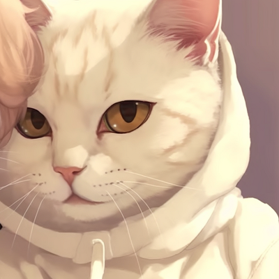 Image For Post | Two characters with cat ears, soft colors and cozy aesthetic. boy and girl cat matching pfp pfp for discord. - [cat matching pfp, aesthetic matching pfp ideas](https://hero.page/pfp/cat-matching-pfp-aesthetic-matching-pfp-ideas)