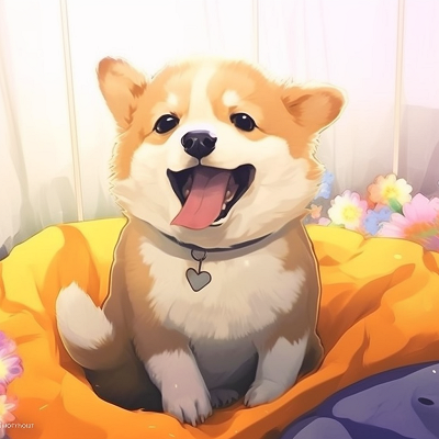 Image For Post | Anime representation of a Shiba Inu, characterized by its bold outlines, strong colour contrasts and clear expression. dog type pfp pfp for discord. - [Funny Animal PFP](https://hero.page/pfp/funny-animal-pfp)