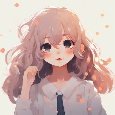 Image For Post | Anime girl with a crown of daisies, intricate petal workmanship and delicate hues. cute aesthetic anime girl pfp pfp for discord. - [Aesthetic Cute Anime PFP Gallery](https://hero.page/pfp/aesthetic-cute-anime-pfp-gallery)