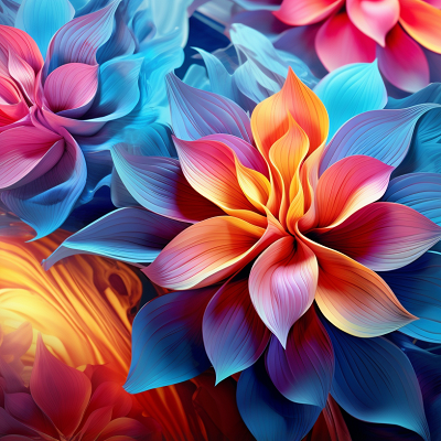 Image For Post Modern Floral Wallpaper Bold Modern Blooms - Wallpaper