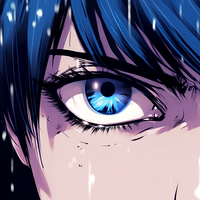 Image For Post | A pictorial of aqua anime eyes in a moonlit setting, the blue shades blending seamlessly with delicate lines. anime eyes pfp aesthetics - [Anime Eyes PFP Mastery](https://hero.page/pfp/anime-eyes-pfp-mastery)