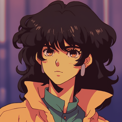 Image For Post | Spike's smoky, calm gaze, muted tones and emphasis on eyes 90s anime characters pfp - [90s anime pfp universe](https://hero.page/pfp/90s-anime-pfp-universe)