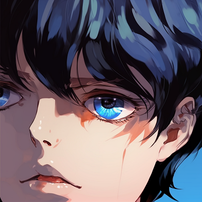 Image For Post | Intriguing anime eyes in a male profile, showcasing thoughtful expression via delicate shading and dramatic linework. pfp anime eyes male art - [Anime Eyes PFP Mastery](https://hero.page/pfp/anime-eyes-pfp-mastery)