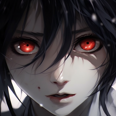 Image For Post | Yandere girl's eyes showing both her love and madness, with an emphasis on the intricate detailing of her lashes and the swirl of emotions in her iris. epic anime eyes pfp girl images - [Anime Eyes PFP Mastery](https://hero.page/pfp/anime-eyes-pfp-mastery)