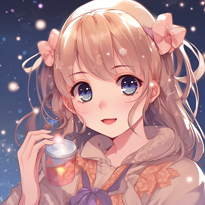 Image For Post | Magical girl with sparkle effects, bright hues, and delicate lines. glamorous kawaii anime pfp choices - [kawaii anime pfp universe](https://hero.page/pfp/kawaii-anime-pfp-universe)
