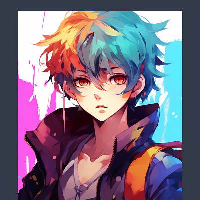Image For Post Bold Anime Boy Protrait - aesthetic pfp in anime style
