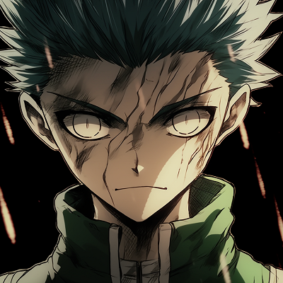 Image For Post | Close-up of Gon Freecss, protagonist of Hunter x Hunter, focused on his intense eyes with vibrant green hues. general anime pfp - [Anime Manga PFP Trends](https://hero.page/pfp/anime-manga-pfp-trends)