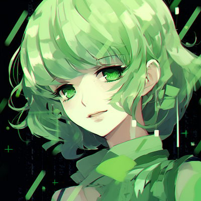 Image For Post | Soft green anime iconography, showcasing dreamy shades and gentle linework. green anime pfp aesthetic icons - [Green Anime PFP Universe](https://hero.page/pfp/green-anime-pfp-universe)
