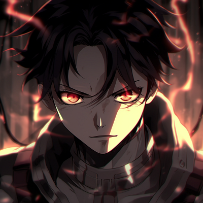 Image For Post | Close up shot of Levi's gaze, in 4K resolution with glowing visual effects. 4k resolution glowing anime pfp gallery - [Glowing Anime PFP Central](https://hero.page/pfp/glowing-anime-pfp-central)