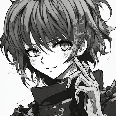 Image For Post | Close-up of a manga character in black and white, highlighting delicate details. black and white anime pfp manga - [anime pfp manga optimized](https://hero.page/pfp/anime-pfp-manga-optimized)