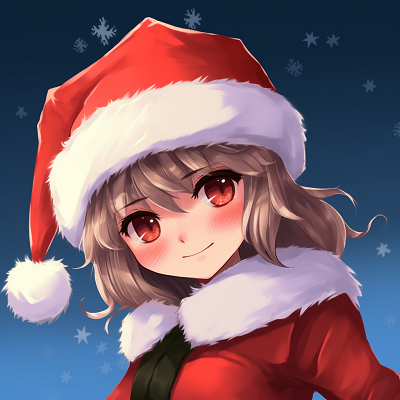 Image For Post | Christmas elf anime character, vibrant green colors and mischievous expression. cute themed anime christmas pfp - [anime christmas pfp optimized space](https://hero.page/pfp/anime-christmas-pfp-optimized-space)