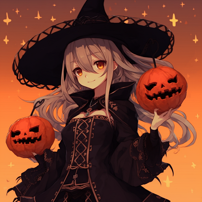 Image For Post | Cat-eared anime girl, Halloween-themed outfit with vibrant colors. halloween anime pfp aesthetics - [Halloween Anime PFP Collection](https://hero.page/pfp/halloween-anime-pfp-collection)