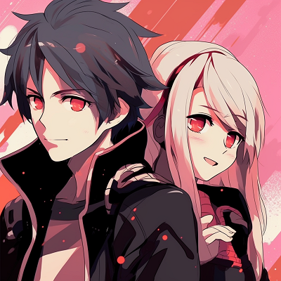 Image For Post | Duo power of Naruto and Sakura, sharp lines, and contrasting colors best duo: matching anime pfp for girl and boy couples - [Boosted Selection of Matching Anime PFP for Couples](https://hero.page/pfp/boosted-selection-of-matching-anime-pfp-for-couples)