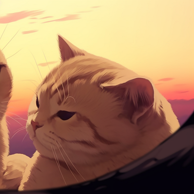 Image For Post | Two anime cats amid the mystical woods, earthy tones and distinctive detailing of the terrain. matching pfp cat styles pfp for discord. - [matching pfp cat, aesthetic matching pfp ideas](https://hero.page/pfp/matching-pfp-cat-aesthetic-matching-pfp-ideas)