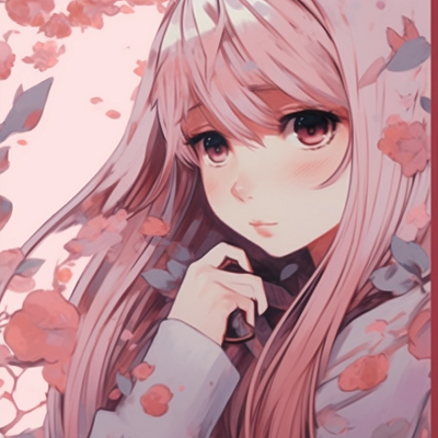 Image For Post | Two characters on a cherry blossom backdrop, detailed flowers and soft hues. anime pfp matching of lovebirds pfp for discord. - [anime pfp matching, aesthetic matching pfp ideas](https://hero.page/pfp/anime-pfp-matching-aesthetic-matching-pfp-ideas)