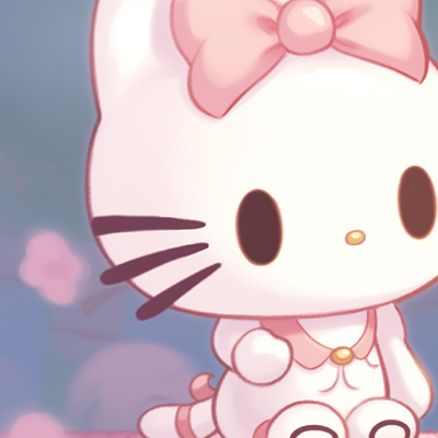 Image For Post Sweet Hello - cute hello kitty pfp matching left side