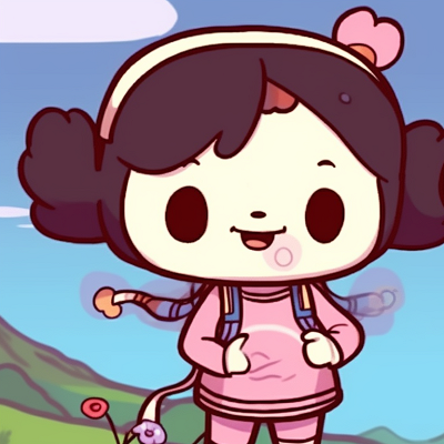 Image For Post | Two characters, entranced in a dream, with soft shades of blue and pink. cartoon based matching sanrio pfp pfp for discord. - [matching sanrio pfp, aesthetic matching pfp ideas](https://hero.page/pfp/matching-sanrio-pfp-aesthetic-matching-pfp-ideas)