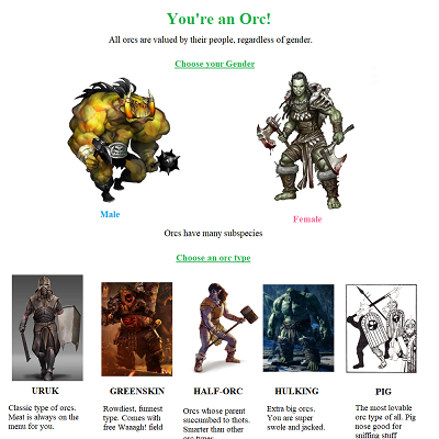 Image For Post You're an Orc CYOA (by Ordion)
