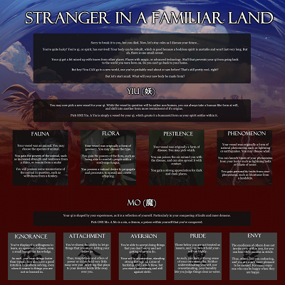 Image For Post Stranger In A Familiar Land CYOA by Ordion