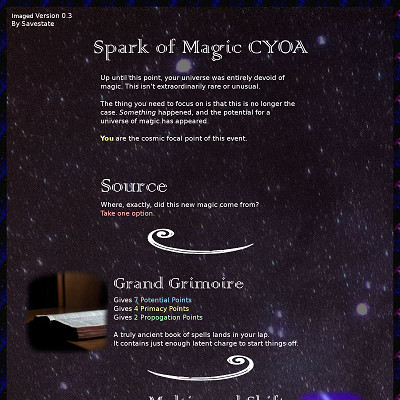 Image For Post Spark of Magic CYOA by Savestate