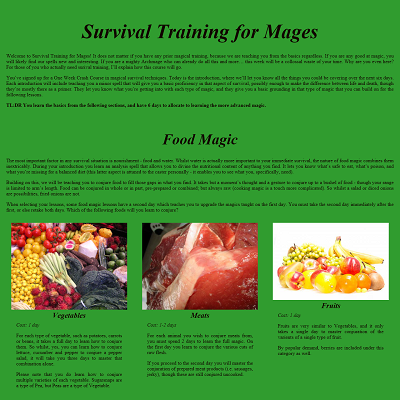 Image For Post Survival Training for Mages CYOA by carthienes