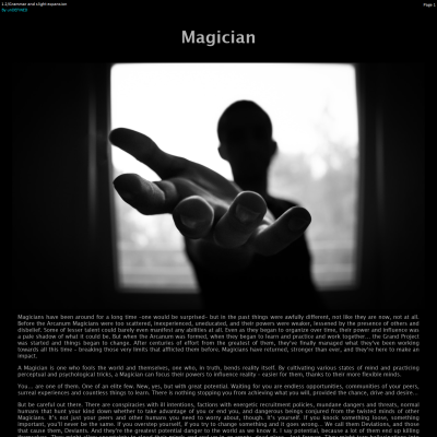 Image For Post Magician CYOA v1.2 by unDEFINED