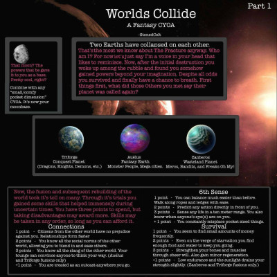 Image For Post Worlds Collide CYOA by StonedCelt