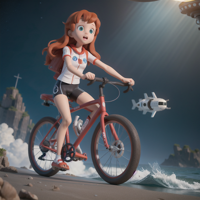 Image For Post Anime, ocean, bicycle, artificial intelligence, key, spaceship, HD, 4K, AI Generated Art