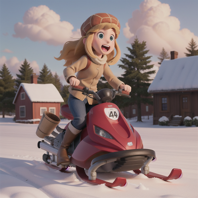 Image For Post Anime, sled, farmer, singing, museum, jumping, HD, 4K, AI Generated Art