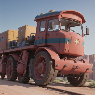 Image For Post Anime, tractor, train, doctor, desert, boat, HD, 4K, AI Generated Art