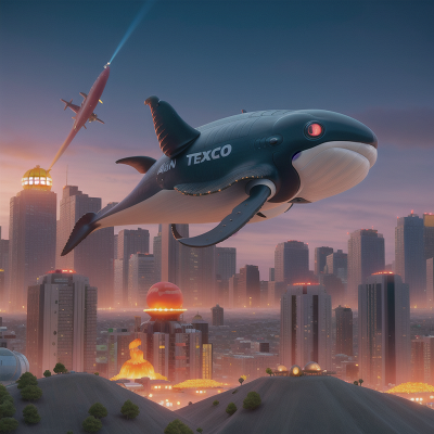Image For Post Anime, whale, alien planet, taco truck, futuristic metropolis, helicopter, HD, 4K, AI Generated Art