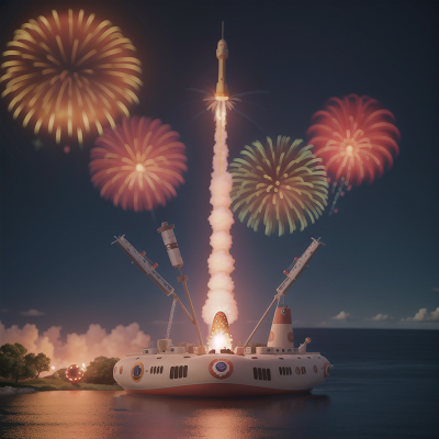 Image For Post Anime, space, submarine, giraffe, fireworks, doctor, HD, 4K, AI Generated Art