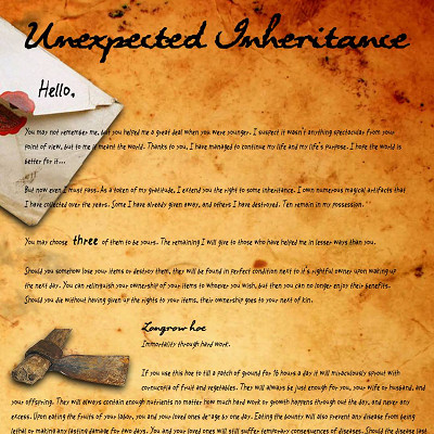 Image For Post Unexpected Inheritance CYOA