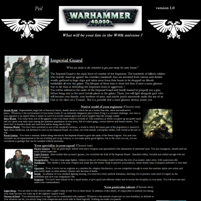 Image For Post Warhammer 40k CYOA by Peil