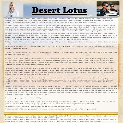 Image For Post Desert Lotus CYOA by LoneObservor