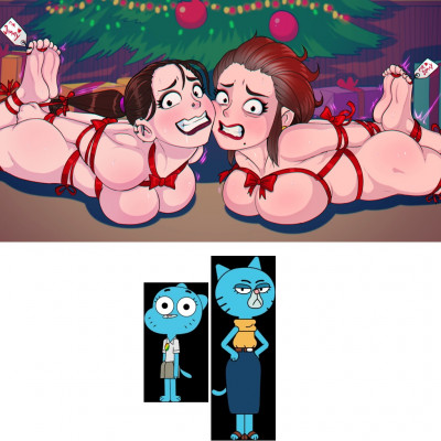 Image For Post | Requesting Nicole Watterson and Mary Senicourt like in the image on the top, for Christmas. Keep that worried expression on Mrs. Senicourt, but make Nicole be super into it.