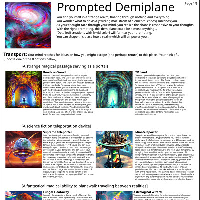 Image For Post Prompted Demiplane CYOA by scruiser