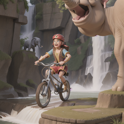 Image For Post Anime, waterfall, musician, gladiator, bicycle, elephant, HD, 4K, AI Generated Art