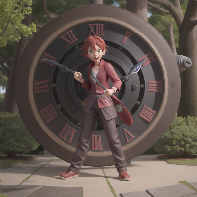 Image For Post Anime, scientist, park, shark, clock, ninja, HD, 4K, AI Generated Art