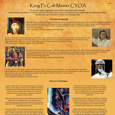 Image For Post Kung Fu Cult Master CYOA